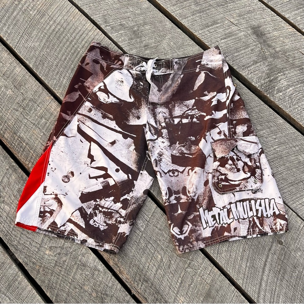 Y2K Metal Mulisha Board Shorts